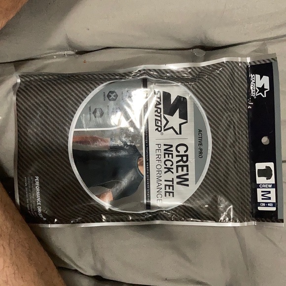 Brand new Blue tee STARTER brand. Crew neck performance active-pro - Picture 1 of 2